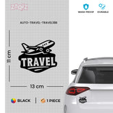 zaqiz Travel Sticker – Take Off to New Adventures